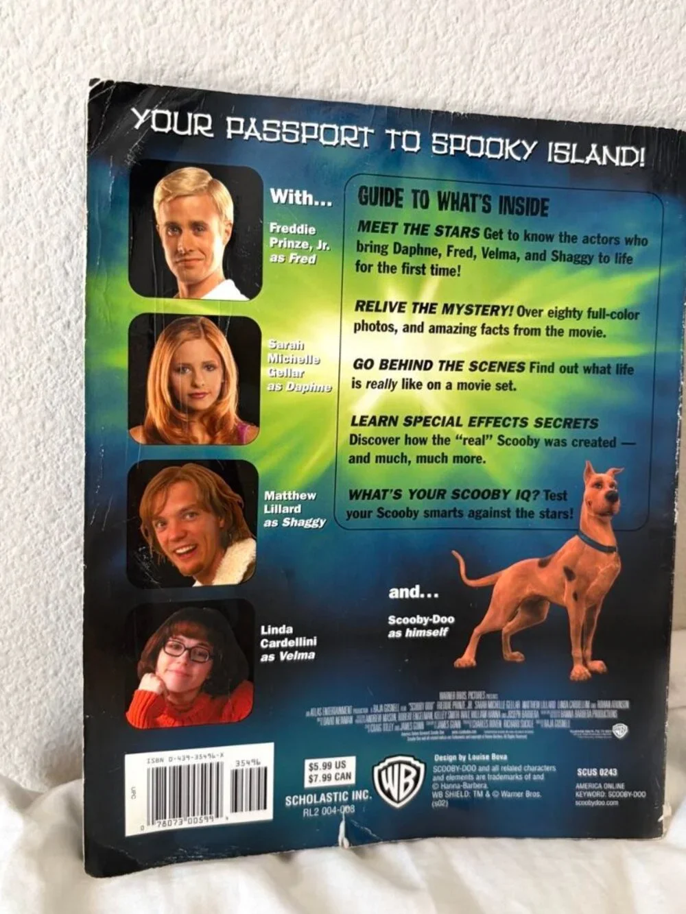 Scooby Doo The Movie Scrapbook 2002 Collector Book